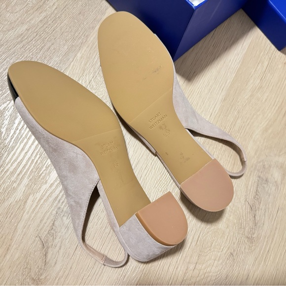 Stuart Weitzman Addy Suede & Patent Leather
Slingback Pumps - Picture 2 of 3